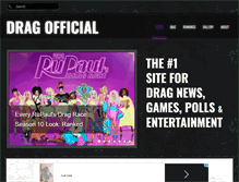 Tablet Screenshot of dragofficial.com
